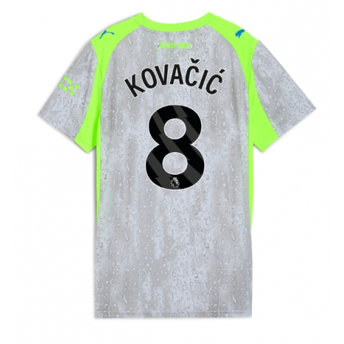 Billige Fotballdrakt Manchester City Mateo Kovacic #8 Replika Tredjedrakt Dame 2025-26 Kortermet Billige Fotballdrakt Manchester City Mateo Kovacic #8 Replika Tredjedrakt Dame 2025-26 Kortermet